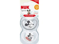 Nuk Napp Silikon Gr.1 Disney Mickey Space 2 St Grå/Vit