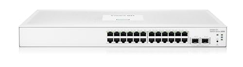 Unbekannt Aruba Instant on 1830 Commutateur Ethernet 24 Ports GB Smart Managed Couche 2 | 24 x 1G | 2 x SFP | sans Ventilateur | Câble UE (JL812A#ABB)