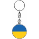 Toff London Ukraine Flag Keyring TLK-1164-VAR