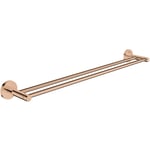 Essentials Double barre porte-serviettes en métal avec fixations cachées, Warm Sunset (40802DA1) - Grohe