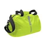 PERLETTI Sac de Voyage Vert Homme Léger Resistant - Sac à Main Femme Ryanair Easyjet Air France - Sac de Sport Bagage Valise Cabine pour Travail avec Bandoulière Réglable 40x20x25 cm (Vert Citron)