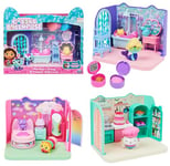 Gabby’s Dollhouse, Primp and Pamper Bathroom with MerCat Figure, 3 Accessories, 3 Furniture Pieces and 2 Deliveries, Kids’ Toys for Ages 3 and above