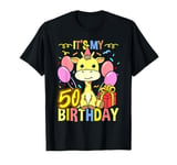 Its My 50th Birthday Giraffe Lover T-Shirt