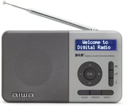 Rd-40Dab/Sl Radio Portable Numérique Rechargeable (Dab/Dab+/Fm,Haut-Parleur Intégré, 100 Présélections, Affichage Dot Matrix, Pr Casque, Double Alarme, Batterie Rechargeable). Couleur