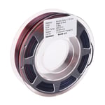 Filament PLA pour imprimante 3D, bobine de 1.75mm, lot de 200g, consommable d'impression en soie, noir et rouge