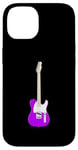 Coque pour iPhone 14 Cool Purple Guitare électrique Rock Music