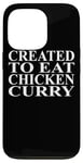 Coque pour iPhone 13 Pro Vêtements au poulet et au curry | Meilleur design amusant pour les amateurs de poulet