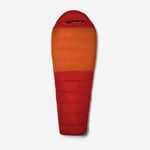 Marmot Lost Coast 40, Sac de couchage momie adulte, duvet de canard 600plus, chaud et léger, repliable, 183 cm, jusqu’à -12 °C, Team Red/Auburn, 183 cm