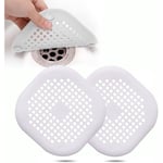 Missdong - 2Pcs Protection de Drain de Silicone, Filtre Evier de Cuisine avec Ventouse, Filtre de Couverture de Drain de Baignoire, Filtre D'éVier de