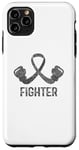 Coque pour iPhone 11 Pro Max Combattant de sensibilisation au cancer du cerveau