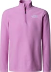 The North Face Juniors' Glacier 1/4 Zip Pullover Dragonfruit, M