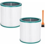 CHOYCLIT Lot de 2 filtres pour modèles Dyson Pure Cool Link Tp01, Tp02, Tp03, Bp01