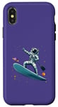 Coque pour iPhone X/XS Astronaute Sur Une Planche De Stand-up Paddle