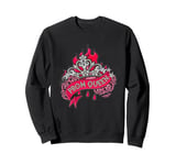 Carrie Prom Queen Blood & Flames Tattoo Style Logo Sweatshirt