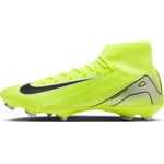 Nike Men's Zm Superfly 10 Acad Fg/Mg Football Shoe, Volt/Black, 6 UK