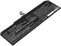 Kompatibelt med Acer Predator Triton 900 PT917-71-75UD, 15.4V, 4550 mAh