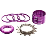 Kit de Conversion Reverse HG Single Speed 13T Violet - Pignon Léger et Résistant