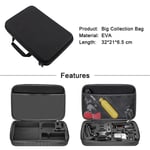 Sac de rangement Portable pour caméra de Sport,sac de Collection pour GoPro Hero 11 10 9 8 Session SJCAM Xiaomi Yi 2 4K Mijia Go Pro accessoires - Type L 32x21x6.5 cm