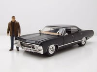 Chevrolet Impala Sport Sedan 1967 Supernatural avec Figure Modèle 1:24 Jada