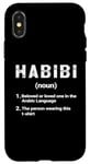 iPhone X/XS Habibi Dictionary Definition Arabic for Men Women Habibi Case