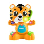 Fisher-Price Animal Band - Charlotte la Tigrotta Prime Découvertes Tigre interactif pour l'apprentissage avec 50+ chansons et Sons, lumières Multicolores Jouet Enfant 9+ Mois HYL04