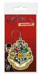 Harry Potter Porte-Clés Caoutchouc Hogwart's Crest 6 Cm