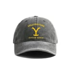 Yellowstone National Park Baseball Caps Distressed Hats Cap Men Women Retro Outdoor Summer Adjustable Yellowstone Hats Mz-294 [DB] As picture1 Adjustable