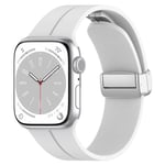 Magnetisk armbånd for Apple Watch Ultra 2 / Ultra 3 42/44/45/49 mm - Hvit