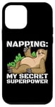 iPhone 12 mini Napping Superpower Power Nap Lazy Pajama Day Sleep Sloth Case