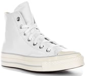 Converse A07201C Chuck 70 High Leather Shoe White Mens Trainer UK 3 - 12