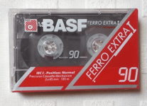 CASSETTE AUDIO K7 TAPE 1 CASSETTE VIERGE BASF FERRO EXTRA I 90 MINUTES NEUF (3)