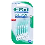 G.U.M Soft-Picks Advanced Tandstik almindelig 30 stk.