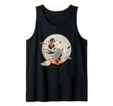 Disney Minnie Mouse Flying Witch Costume Halloween Tank Top