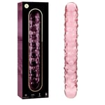 NEBULA SERIES BY IBIZA - MODEL 15_DILDO_BOROSILICATE GLASS_PINK 18.5 CM -O- 3 CM