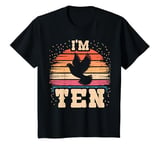 Youth Bird 10 Year Old Birthday Boy Girl 10th Birds Birthday T-Shirt