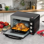 Daewoo 1300W 23L Free Standing Electric Mini Oven 230° Small Counter Top SDA1608