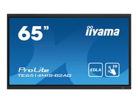 Iiyama Prolite Te6514mis-B2ag - 65" Diagonal Klass Led-Bakgrundsbelyst Lcd-Skärm - Interaktiv Digital Skyltning - Med Beröringsskärm (Multi Touch) / 8-Mikrofonarray / Valbar Slot-In Pc-Funktionalitet - 4K Uhd (2160P) 3840 X 2160 - Mattsvart