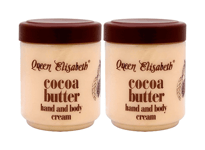 Queen Elisabeth Cocoa Butter Hand and Body Cream (250ml) Pack of 2 Free Delivery