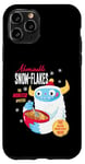 Coque pour iPhone 11 Pro Cute Abominable Yeti. Bigfoot hide and seek on Snow, Flake