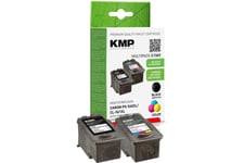 KMP Patrone Canon PG-560XL / CL-561XL 2er-Pack återfylld omtillverkad