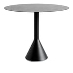 HAY - Palissade Cone Table - Anthracite - Ø 90 cm - Matbord utomhus - Ronan & Erwan Bouroullec - Grå - Metall