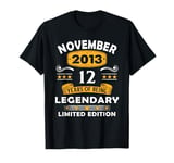 12 Years Old Legend Since November 2013 12th Birthday Gifts T-Shirt