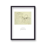 Gallery Print & Art John Lennon Personal Sketch Collection 7 The Ballad of and Yoko - Black Frame Wood - One Size