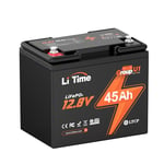 LiTime 12V 45Ah Groupe U1 Batterie Lithium pour Fauteuil Roulant Électrique, Protection Contre Les Basses températures, 45A BMS, pour Fauteuil Roulant électrique, Scooter mobilité, Moteur à la traîne