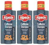 Alpecin Caffeine Shampoo XXL - 375ml (Pack of 3)