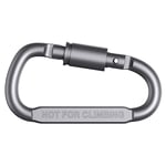 Mousqueton de camping en plein air,accessoires d'équipement d'escalade,outils EDC,porte-clés - Type Grey 1 Piece