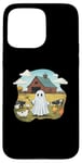 iPhone 15 Pro Max Funny Ghost Farmer Halloween Barnyard Farm Animal Cute Ghost Case