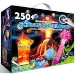 UNGLINGA 250+ Expériences Scientifique pour Enfants, STEM Science et Activités Manuelles, Laboratoire de Chimie Lab, Volcans, Jeux éducatifs Manuelles