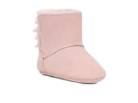 UGG Baby Bailey Bow Fashion Boot, Seashell Pink, 0.5 UK