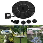 Pompe solaire d'extérieur à énergie solaire Fontaine d'eau fontaine pour piscine jardin Aquarium jardin Aquarium outils d'arrosage Mini fontaines # T2